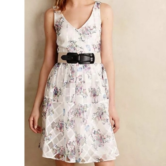 white garden party dress